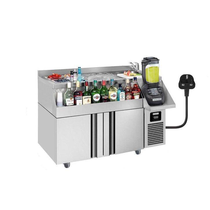 GGM Gastro | Bar & Dranken koelwerkbank - 1200x600mm - 150 |, Zakelijke goederen, Horeca | Meubilair en Inrichting, Verzenden