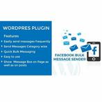 Facebook Bulk Message Sender - Wordpress Plugin, Nieuw