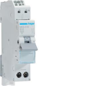 Hager uitbreidingsset - Installatieautomaat 1P+N, B16A -, Doe-het-zelf en Verbouw, Elektra en Kabels, Nieuw, Ophalen of Verzenden