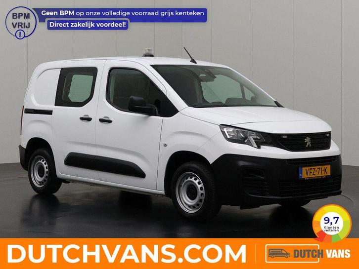 Peugeot Partner Bestelbus 1.5BlueHDI | wit, Auto's, Bestelauto's, Lease, Handgeschakeld, BTW verrekenbaar, Diesel, Wit, Euro 6