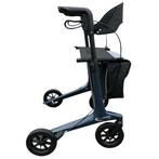 MultiMotion Carbon rollator met softwielen - Blauw, Diversen, Rollators, Ophalen of Verzenden, Nieuw