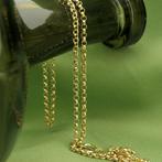 8 Krt. Jasseron schakel ketting | 42,5 cm (dames sieraden), Sieraden, Tassen en Uiterlijk, Antieke sieraden, Ophalen of Verzenden