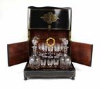 Drankservies - Kristal, Hout, Messing - Napoleon IIIs, Antiek en Kunst