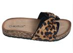 Black leopard Zomerse Slippers, Kleding | Dames, Schoenen, Ophalen of Verzenden, Nieuw, Slippers