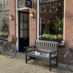 SenS-Line Kunststof Tuinbank Montreal Zwart, Verzenden, Nieuw, Hout