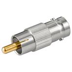 Goobay BNC Adapter - BNC (v) naar Cinch (Tulp)(m) - 50 Ohm -, Verzenden, Nieuw