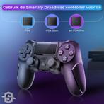 Smartify Controller V2 Geschikt voor PS4 - Draadloos - Zwart, Ophalen of Verzenden, Zo goed als nieuw