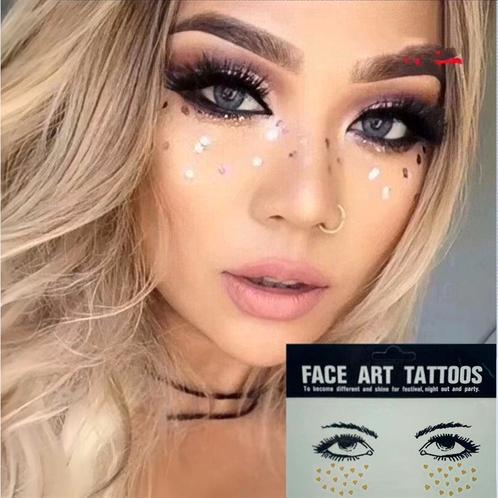 Face Art Tattoos Sproet 11: Gouden Hartjes, Verzamelen, Rookartikelen, Aanstekers en Luciferdoosjes, Nieuw, Ophalen of Verzenden