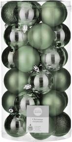 House of Seasons Plastic Kerstballen Set - 30 Stuks - Ø6 cm, Ophalen of Verzenden, Nieuw