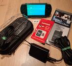 PSP 3000 metalic groen complete set 2GB, Nieuw