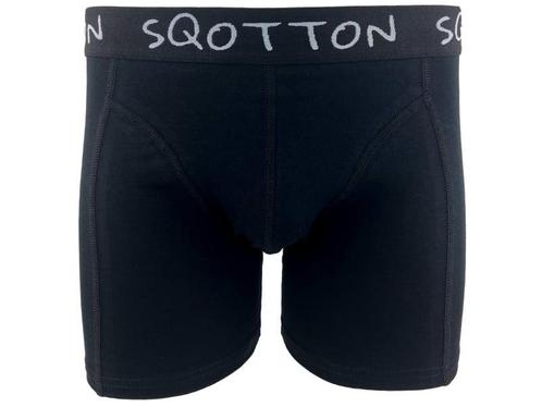 Boxershort - SQOTTON® - Basic - Zwart, Kleding | Heren, Ondergoed, Verzenden