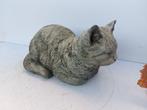 Beeld, dreaming cat - 16 cm - cast stone, Antiek en Kunst