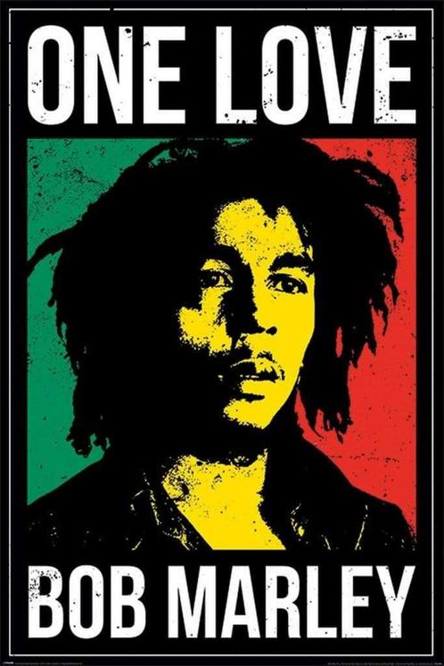 Poster Bob Marley One Love 61x91,5cm, Verzamelen, Posters, Nieuw, A1 t/m A3, Verzenden