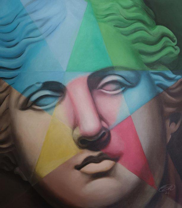 Sara Manzoni - Emblema 1, Antiek en Kunst, Kunst | Schilderijen | Modern