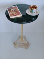 Bijzettafel - Marmer, Messing