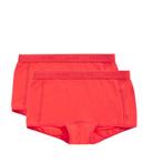 Ten Cate Meisjes Shorts 2Pack Cotton Stretch Red