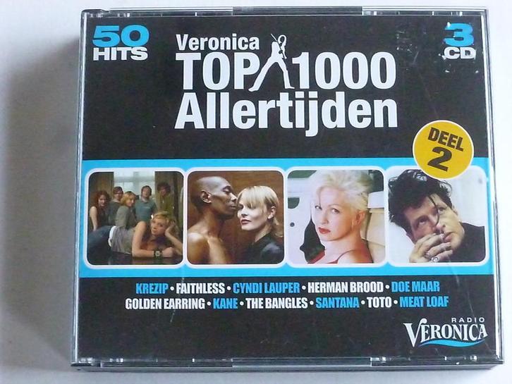 Veronica Top 1000 Allertijden - Deel 2 (3 CD), Cd's en Dvd's, Cd's | Verzamelalbums, Zo goed als nieuw, Verzenden