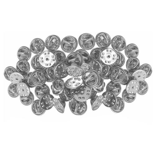 Fako Bijoux® - 50 Steek Pin Backs - Badge Pin Backs - Revers, Hobby en Vrije tijd, Kralen en Sieraden maken, Verzenden