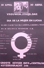 vintage poster vrouwenrechten -Vrouwen Strijd dag (Posters), Verzamelen, Posters, Verzenden, Nieuw, Overige onderwerpen, Met lijst