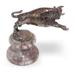 Sándor Kligl (1945) - sculptuur, Bull - 12.5 cm - Brons