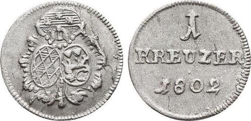 Kreuzer 1802 Loewenstein-wertheim-rochefort Dominik Const..., Postzegels en Munten, Munten | Europa | Niet-Euromunten, Verzenden