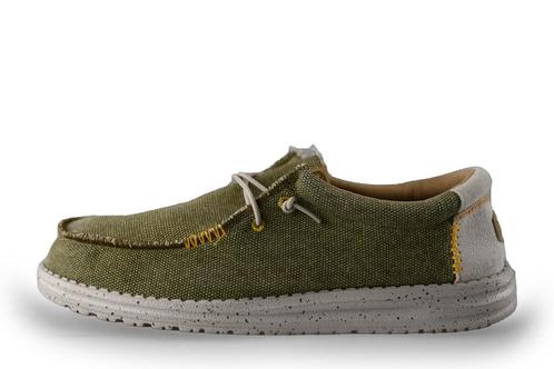 HEY DUDE Instappers in maat 44 Groen | 10% extra korting, Kleding | Heren, Schoenen, Overige kleuren, Zo goed als nieuw, Overige typen