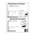 Riko Wandcloset-verhoogset tbv inb.res. Compleet, Doe-het-zelf en Verbouw, Ophalen of Verzenden, Nieuw
