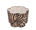 Lampenkap Bloemvormig Zebra Ø 30 cm, Eclectisch, Ophalen of Verzenden, Overige vormen, Minder dan 25 cm