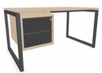 Thuiswerkplek bureau met ladenblok 140x80, Verzenden, Nieuw in verpakking