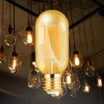 Voordeelpak 10x LED Lamp E27 Buis Filament - Brinton - Amber, Led-lamp, Soft of Flame, Nieuw, E27 (groot)