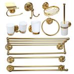 Gouden accessoire set 10 delig goudkleurig afgewerkt Voordee, Verzenden, Nieuw