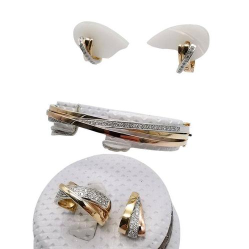 Guy Laroche - Parure - 18 karaat Geel goud - 1.24ct. tw., Sieraden, Tassen en Uiterlijk, Antieke sieraden