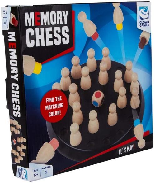 Clown Games Memory Chess | Clown Games - Gezelschapsspellen, Hobby en Vrije tijd, Gezelschapsspellen | Bordspellen, Nieuw, Verzenden