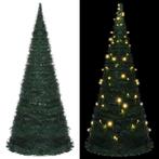 vidaXL Kunstkerstboom met verlichting pop-up 210 cm groen, Verzenden, Nieuw