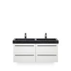Seville Badmeubelset 120 cm - 4 laden Wit Hoogglans -, Huis en Inrichting, Ophalen of Verzenden, Nieuw