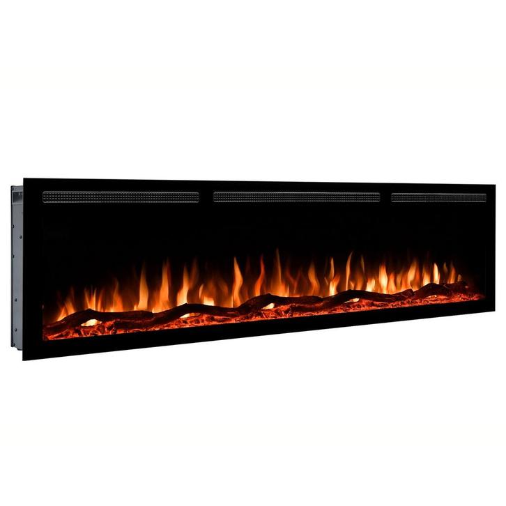 EVIQ Elektrische sfeerhaard Diamond 50 inch – 128 cm, Huis en Inrichting, Haarden, Elektrische haard, Nieuw, Verzenden