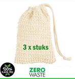 3 x sisal zeep zakjes - ecologisch - natuur product -, Sieraden, Tassen en Uiterlijk, Uiterlijk | Lichaamsverzorging, Nieuw