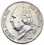 Frankrijk. Louis XVIII. 5 Francs 1823-W, Lille