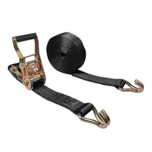 Spanband 35 mm 3 ton 9M Zwart, Auto diversen, Aanhangwagen-onderdelen, Nieuw, Verzenden