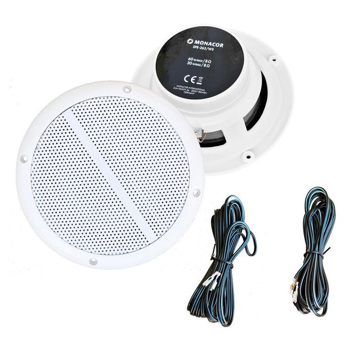 inbouwspeaker set | 8 Ohm 2x 30 Watt RMS (2x 60 Watt max), Audio, Tv en Foto, Luidsprekers, Nieuw, Verzenden