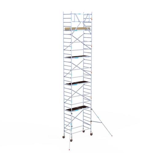 Basic rolsteiger 90 x 10,2m werkhoogte, Doe-het-zelf en Verbouw, Steigers, Rolsteiger of Kamersteiger, Nieuw, 5 meter of hoger