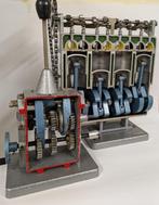 Onderwijs/demonstratiemodel (2) - Viertakt-motormodel +, Antiek en Kunst