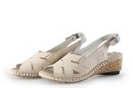 Rieker Sandalen in maat 37 Wit, Verzenden, Wit, Sandalen of Muiltjes, Zo goed als nieuw