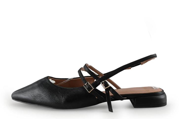 Manfield Slingbacks in maat 40 Zwart | 10% korting, Kleding | Dames, Schoenen, Zwart, Zo goed als nieuw, Verzenden