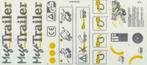 Stickervel Mega Trailer (Rolly Toys Sticker set), Ophalen of Verzenden, Nieuw, Trapvoertuig