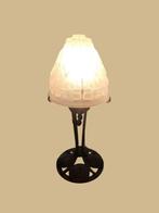 Lamp - Glas, Smeedijzer - Art Deco Franse lamp, Antiek en Kunst