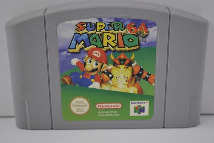 Super Mario 64 (N64 EUR), Spelcomputers en Games, Games | Nintendo 64, 1 speler, Zo goed als nieuw, Verzenden