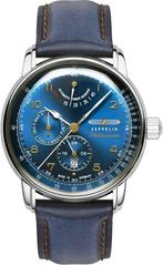 Zeppelin 9690-3 Méditerranée automatisch heren horloge, Overige merken, Staal, Verzenden, Polshorloge