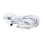 Verlengkabel voeding 12volt 3mtr wit, Ophalen of Verzenden, Nieuw