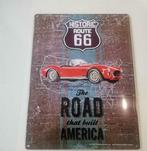 Route 66  AC Cobra reclamebord, Verzamelen, Verzenden, Nieuw